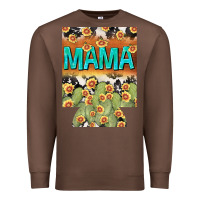 Chestnut Western Mama can cooler Mother's Day Premium Sweatshirt - HowdyJamesFarm
