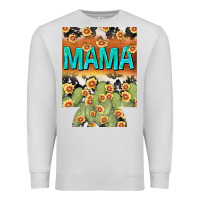 Dove Grey Western Mama can cooler Mother's Day Premium Sweatshirt - HowdyJamesFarm