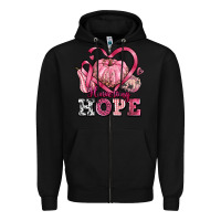 Black harvesting hope Zipper Hoodie - texasbilliewilder