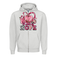 Dove Grey harvesting hope Zipper Hoodie - texasbilliewilder