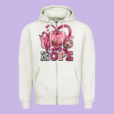 Harvesting Hope Zipper Hoodie Designed By Texasbilliewilder
