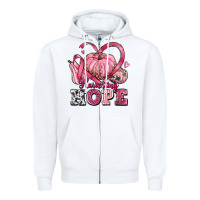 White harvesting hope Zipper Hoodie - texasbilliewilder