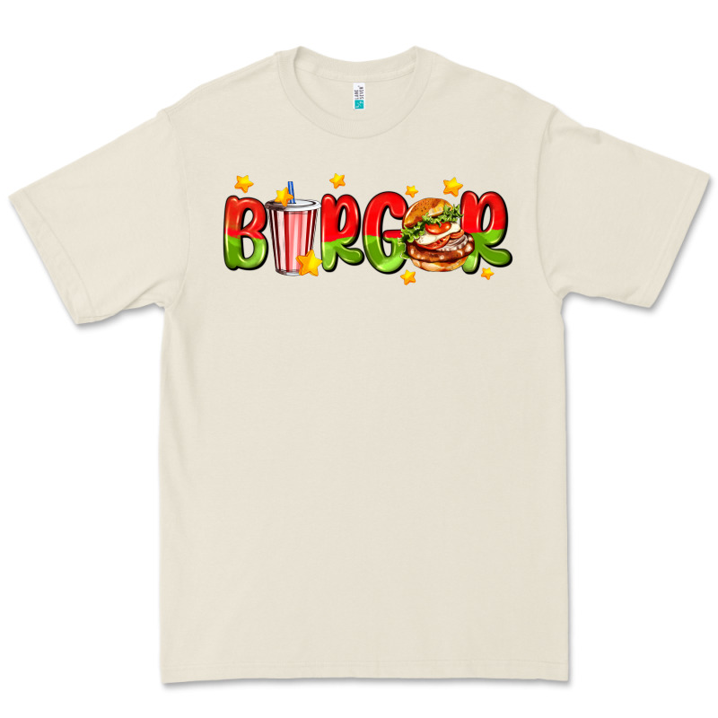 Burger With Coke And Stars Premium Tee by AdoDesignShop | Teevron