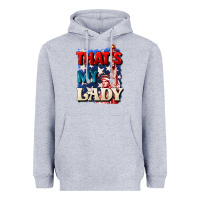 Heather Grey Thats my lady 4th of july Heavyweight Hoodie - CowGirlArtShop