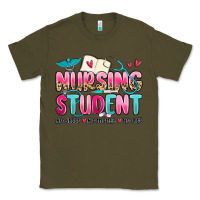 Army Green nursing student no sleep no money no life Classic Tee - MaliasSmallBusiness