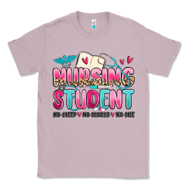 Nursing Student No Sleep No Money No Life Classic Tee by MaliasSmallBusiness | Teevron