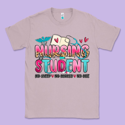 Nursing Student No Sleep No Money No Life Classic Tee Designed By Maliassmallbusiness