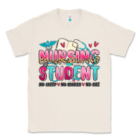 Natural nursing student no sleep no money no life Classic Tee - MaliasSmallBusiness