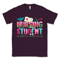 Plum nursing student no sleep no money no life Classic Tee - MaliasSmallBusiness