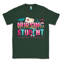 Sports Green nursing student no sleep no money no life Classic Tee - MaliasSmallBusiness