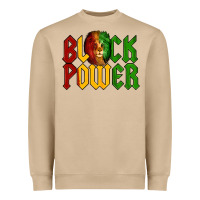 Mushroom Juneteenth Lion King Black Power Heavyweight Sweatshirt - LillyAllenDesigns