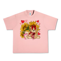 Salmon valentines day sunflowers with bear hjf Urban Heavy Tee - NancyCooperArtShop