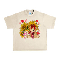 Sandshell valentines day sunflowers with bear hjf Urban Heavy Tee - NancyCooperArtShop