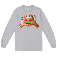 Moon Dust lgbtq pride hands Long Sleeve Tee - LillyAllenDesigns