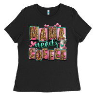 Black mama needs coffee mother's day Ladies Tee - Jasminsmagicworld