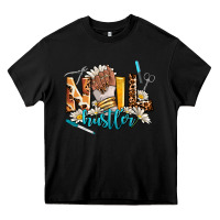 Black nail hustler Heavy Core Tee - AdoDesignShop