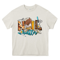 Cream nail hustler Heavy Core Tee - AdoDesignShop