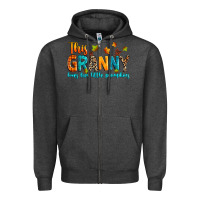 Charcoal Heather customized this granny loves her little pumpkins Zipper Hoodie - texasbilliewilder