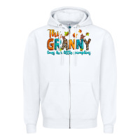 White customized this granny loves her little pumpkins Zipper Hoodie - texasbilliewilder