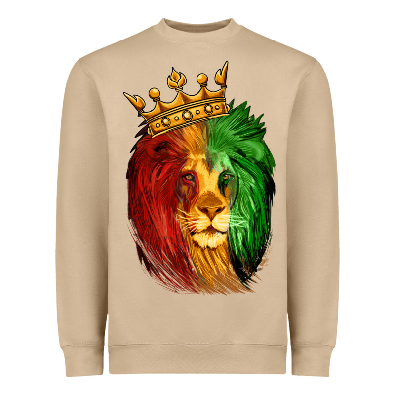 Juneteenth Lion King Heavyweight Sweatshirt by LillyAllenDesigns | Teevron