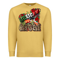 Antique Gold Mexican mom Premium Sweatshirt - HowdyJamesFarm
