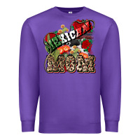 Purple Mexican mom Premium Sweatshirt - HowdyJamesFarm