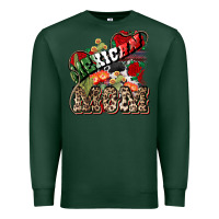 Sports Green Mexican mom Premium Sweatshirt - HowdyJamesFarm