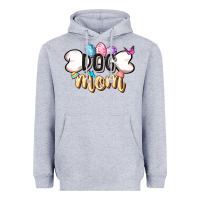 Heather Grey Easter Dog Mom Easter Day Heavyweight Hoodie - CowGirlArtShop