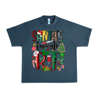 Midnight Navy santas favorite rt nurse Urban Heavy Tee - MaliasSmallBusiness