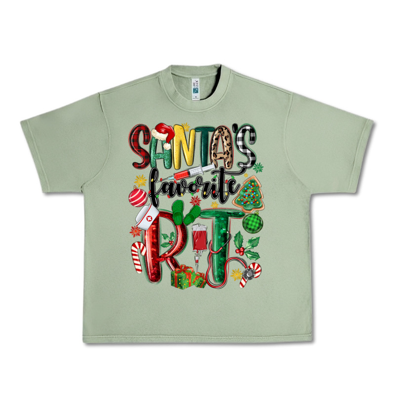 Santas Favorite Rt Nurse Urban Heavy Tee by MaliasSmallBusiness | Teevron
