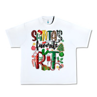 White santas favorite rt nurse Urban Heavy Tee - MaliasSmallBusiness