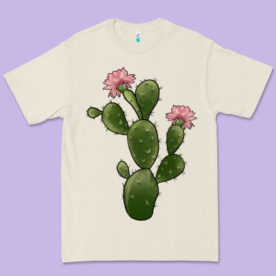 Cactus 2 Premium Tee Designed By Jahusdesignshop