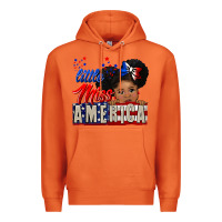 Carrot little miss america black girl peekaboo Premium Hoodie - CowGirlArtShop