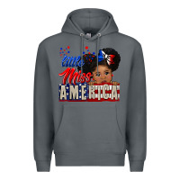 Rock little miss america black girl peekaboo Premium Hoodie - CowGirlArtShop