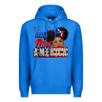 True Royal little miss america black girl peekaboo Premium Hoodie - CowGirlArtShop