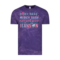 Cloud Purple lord have mercy baby got her blue jeans on Vintage Tee - NancyCooperArtShop