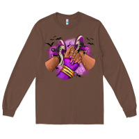 Chestnut Halloween afro sneakers Long Sleeve Tee - RanaPortraitStore