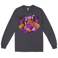 Smoke Halloween afro sneakers Long Sleeve Tee - RanaPortraitStore