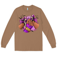 Toasted Coconut Halloween afro sneakers Long Sleeve Tee - RanaPortraitStore