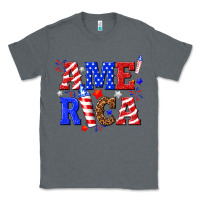 Charcoal Heather America Classic Tee - NancyCooperArtShop