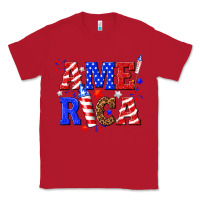 Red America Classic Tee - NancyCooperArtShop