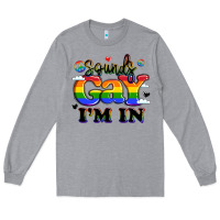 Heather Grey sounds gay i'm in Long Sleeve Tee - LillyAllenDesigns