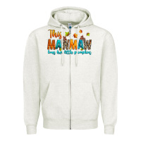 Oatmeal Heather customized this mawmaw loves her little pumpkins Zipper Hoodie - texasbilliewilder