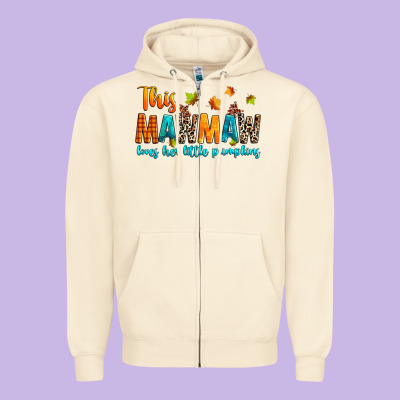 Customized This Mawmaw Loves Her Little Pumpkins Zipper Hoodie Designed By Texasbilliewilder