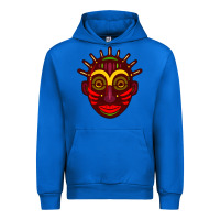 Cobalt african masks 2 Urban Hoodie - BundleAndBundleShop
