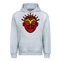 Heather Grey african masks 2 Urban Hoodie - BundleAndBundleShop