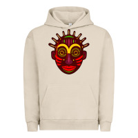 Pigment French Oak african masks 2 Urban Hoodie - BundleAndBundleShop