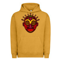 Pigment Peanut Butter african masks 2 Urban Hoodie - BundleAndBundleShop
