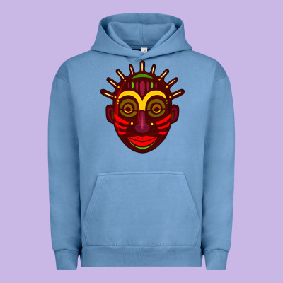 African Masks 2 Urban Hoodie Designed By Bundleandbundleshop