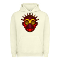Pigment Pistachio african masks 2 Urban Hoodie - BundleAndBundleShop